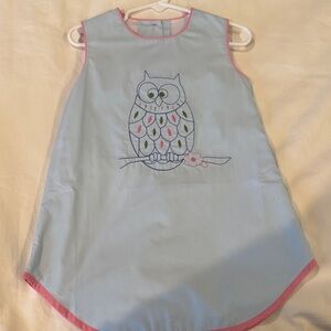 The Beaufort Bonnet Company Light Blue Owl Sleep Sack